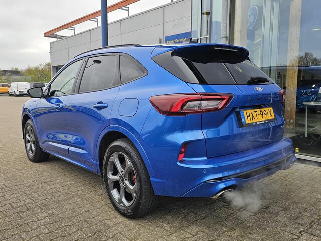 Ford KUGA 2.5 PHEV ST-Line X | Desert Island Blue | Winterpack | elektrische bedienbare achterklep | Full led | Adaptive cruise | Automatisch inparkeren etc.