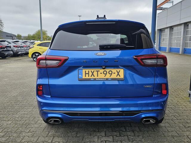 Ford KUGA 2.5 PHEV ST-Line X | Desert Island Blue | Winterpack | elektrische bedienbare achterklep | Full led | Adaptive cruise | Automatisch inparkeren etc.