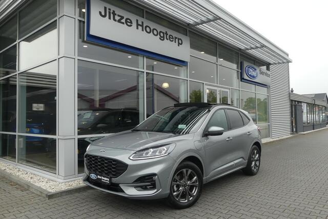Ford KUGA 2.5 PHEV ST-Line X ELEKT. TREKHAAK (1.500KG), PANO, HUD, WINTER PACK, ADAPT. CRUISE, CLIMA, NAVI, CAMERA V&A, PDC V&A, APPLE CARPLAY/ANDROID AUTO, BLIS, KEYLESS, B&O, ELEKT. ACHTERKLEP, ELEKT. STOEL, 19.427KM