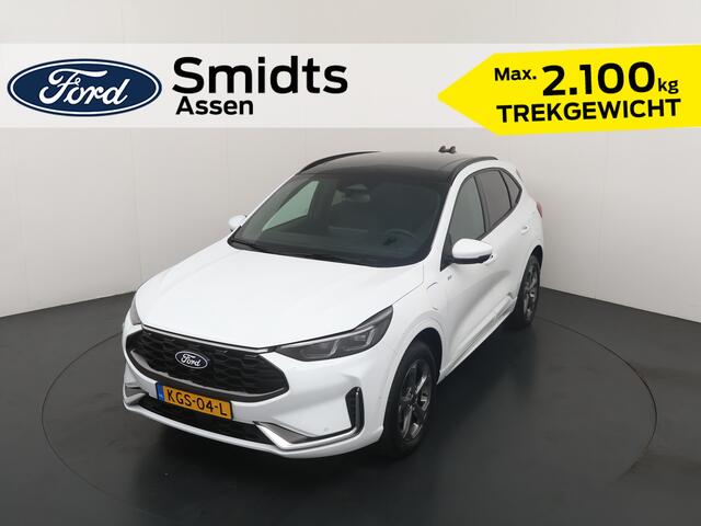 Ford KUGA 2.5 PHEV 243 pk ST-Line X I Trekhaak | AGR stoelen I Pano I Matrix LED I Adapt Cruise I 360° Camera | 4 seiz. banden