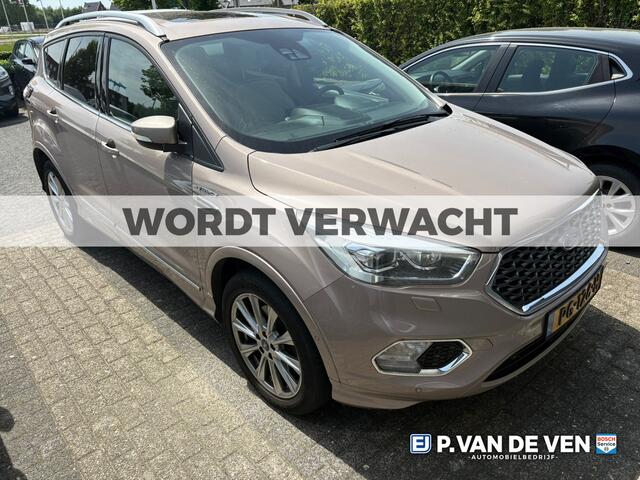 Ford KUGA 1.5 EcoBoost Vignale iAWD 182pk Automaat | Trekhaak | Adapt. Cruise | Panodak | Vol leder | Dodehoek | Driver Assistance Pack | etc. etc.