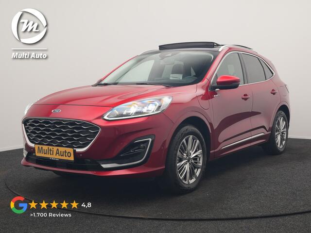 Ford KUGA 2.5 Vignale PHEV 225pk Dealer O.H | Trekhaak Af Fabriek | Panodak | Adaptive Cruise | 360 Camera | Bang & Olufsen | Head Up | Lederen Sportstoelen Memory & Verwarmd | Pilot Assist | Sfeerverlichting | Keyless | Apple Carplay | Navigatie | Virtual | DAB |