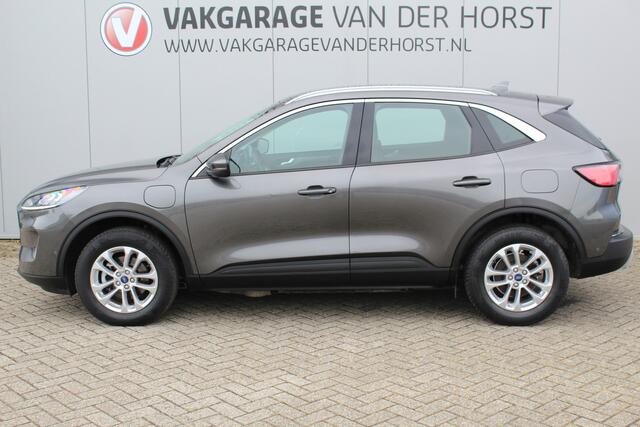 Ford KUGA 2.5-225 pk Titanium PHEV Plug-in Hybrid. Hybride rijden voor een gunstig bedrag ! Stuur-, stoel-, achterbank- en voorraamverw., lane- en side assist, camera v+a, adapt. cruise cntrl, autm. airco dual, camera v+a etc.