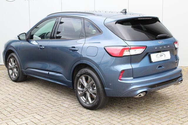 Ford KUGA 2.5-225pk PHEV ST-Line X. Hybride rijden voor een reële prijs ! Camera v+a, LED verl., autm. airco dual, adapt. cruise cntrl, B&O soundsyst., stoel- en voorraamverw., keyless entry & start, elektr. achterklep, navigatie, telefoonvoorb. etc.