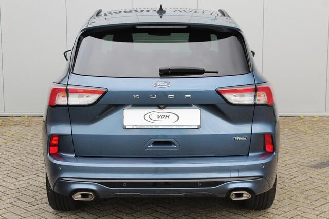 Ford KUGA 2.5-225pk PHEV ST-Line X. Hybride rijden voor een reële prijs ! Camera v+a, LED verl., autm. airco dual, adapt. cruise cntrl, B&O soundsyst., stoel- en voorraamverw., keyless entry & start, elektr. achterklep, navigatie, telefoonvoorb. etc.