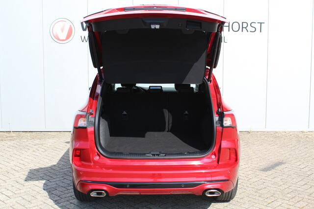Ford KUGA 2.5-225pk PHEV 'Vignale'. Zeer luxe hybride rijden voor een reële prijs ! Slechts 33.000km ! Autm.airco dual, stuur-, stoel-, achterbank- en voorraamverw., LED verl., lederen interieur, B&O soundsyst., lane- en side assist etc.
