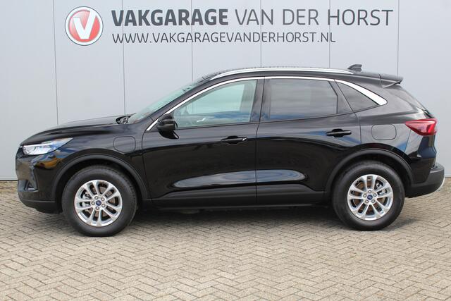 Ford KUGA 2.5-243pk PHEV Titanium. Juli 2025, slechts 16.750km ! Autm. airco dual, navigatie, telefoonvoorb., camera, stoel-, stuur, voorraam- en achterbank verw., elektr. trekhaak, lane assist, LED verl., keyless entry/keyless start etc.