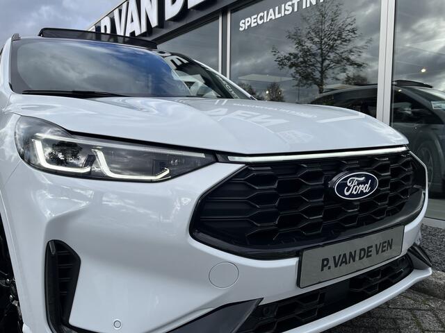 Ford KUGA 2.5 PHEV ST-Line X Black Package 243pk e-CVT Automaat | NIEUWSTE MODEL MET BLUECRUISE EN CONNECTIVITY | Leverbaar in meerdere kleuren | Full Options | Pano | BlueCruise | Black Package | E-Trekhaak | Panodak | Coast-to-Coast Matrix LED |