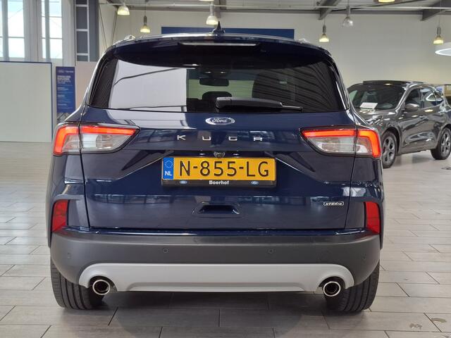 Ford KUGA 2.5 PHEV 225 pk Titanium X | Trekhaak | El. a. klep | Adapt. cruise | Camera's | 100% dealer onderh.