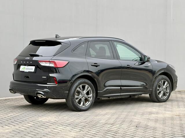 Ford KUGA 2.5 PHEV ST-Line X / Dealer onderhouden / Trekgewicht 1.500 kg / Navigatie / Stuur-, stoel- & achterbankverwarming / Parkeer assistent/ Camera 360° / Elektrische stoel & klep / 18" LM wielen / Adaptief cruise control / Apple Carplay Android Auto /