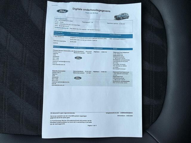 Ford KUGA 2.5 PHEV ST-Line X / Dealer onderhouden / Trekgewicht 1.500 kg / Navigatie / Stuur-, stoel- & achterbankverwarming / Parkeer assistent / Camera 360° / Elektrische stoel & klep / 18" LM wielen / Adaptief cruise control / Apple Carplay/Android Auto /
