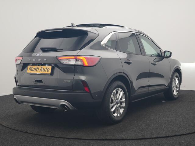 Ford KUGA 2.5 Titanium X PHEV 225pk Dealer O.H | Trekhaak Af Fabriek | Panodak | Adaptive Cruise | 360 Camera | Head Up | Bang & Olufsen | Sportstoelen & Stuur Verwarmd | Apple Carplay | Keyless | Pilot Assist | Virtual | Navigatie | DAB | 17" L.M | Plug In Hybrid |