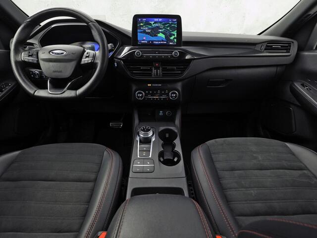 Ford KUGA 2.5 PHEV ST Line 225Pk Automaat (PANORAMADAK, SOH 87,7%, APPLE CARPLAY, LEDER/ALCANTARA, STUUR/STOELVERWARMING, CAMERA, SPORTSTOELEN, HEAD-UP DISPLAY, ADAPTIVE CRUISE, GETINT GLAS, NIEUWE APK, NIEUWSTAAT)