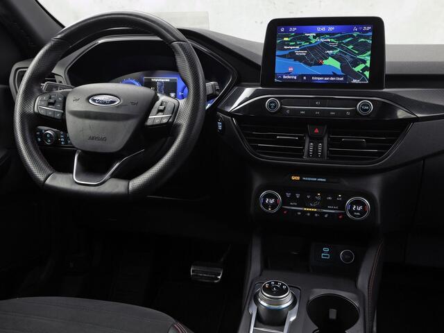 Ford KUGA 2.5 PHEV ST Line 225Pk Automaat (PANORAMADAK, SOH 87,7%, APPLE CARPLAY, LEDER/ALCANTARA, STUUR/STOELVERWARMING, CAMERA, SPORTSTOELEN, HEAD-UP DISPLAY, ADAPTIVE CRUISE, GETINT GLAS, NIEUWE APK, NIEUWSTAAT)