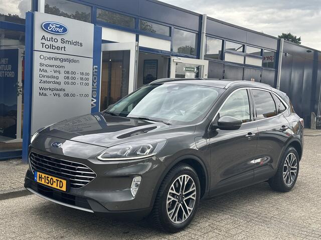 Ford KUGA 2.5 PHEV 225PK Titanium X | Elekt. Trekhaak | Elektrische bestuurdersstoel | BLISS | Winterpack | Adapt. Cruise | Elekt. achterklep | HUD | Camera V+A