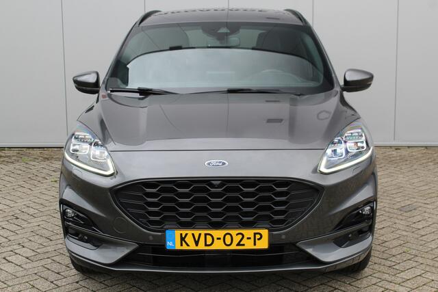 Ford KUGA 2.5-225pk PHEV ST-Line X. Hybride rijden voor een reëel bedrag ! Autm. airco dual, adapt. cruise control, navigatie, LED verl., telefoonvoorb., lane- en side assist, elektr. achterklep, B&O soundsyst., camera v+a, stoel- en voorraamverw. etc.