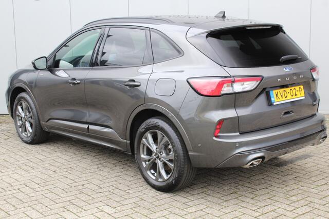 Ford KUGA 2.5-225pk PHEV ST-Line X. Hybride rijden voor een reëel bedrag ! Autm. airco dual, adapt. cruise control, navigatie, LED verl., telefoonvoorb., lane- en side assist, elektr. achterklep, B&O soundsyst., camera v+a, stoel- en voorraamverw. etc.