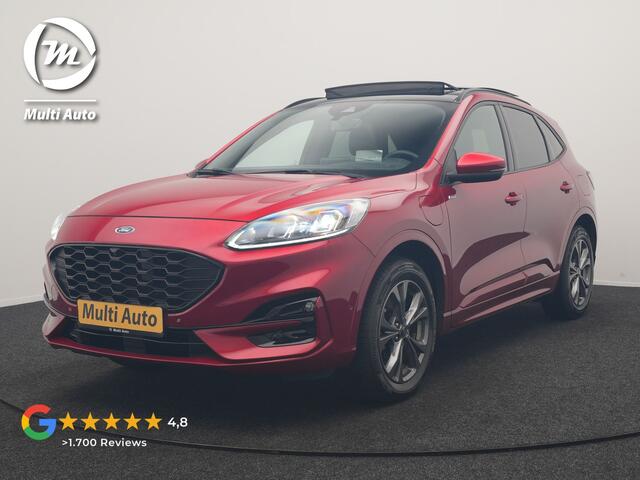 Ford KUGA 2.5 PHEV ST-Line X 225pk Dealer O.H. | Trekhaak Af Fabriek | Panodak | Adaptive Cruise | Head Up | 360 Camera | Bang & Olufsen | Sportstoelen & Stuur Verwarmd | Keyless | Blis | Apple Carplay | Navigatie | DAB | Plug In Hybrid |