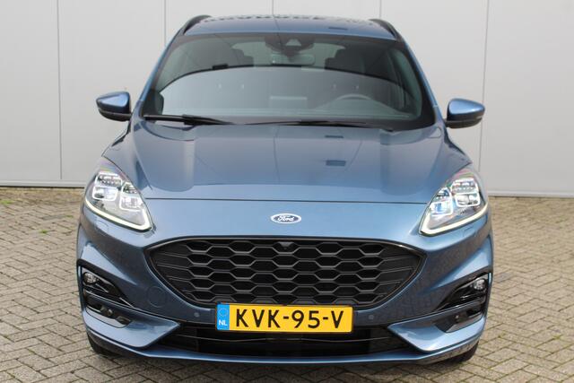 Ford KUGA 2.5-225pk PHEV ST-Line X. Hybride rijden voor een reëel bedrag ! Autm. airco dual, navigatie, telefoonvoorb., camera v+a, adaptieve cruise control, lane- en side assist, stoel-, stuur- en voorraamverw., Apple carplay/Android auto etc.