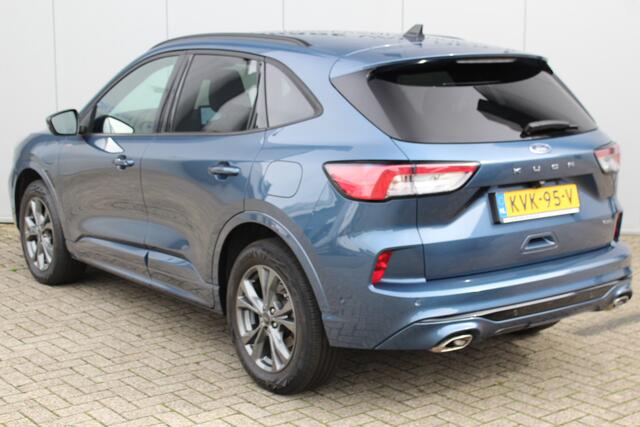Ford KUGA 2.5-225pk PHEV ST-Line X. Hybride rijden voor een reëel bedrag ! Autm. airco dual, navigatie, telefoonvoorb., camera v+a, adaptieve cruise control, lane- en side assist, stoel-, stuur- en voorraamverw., Apple carplay/Android auto etc.