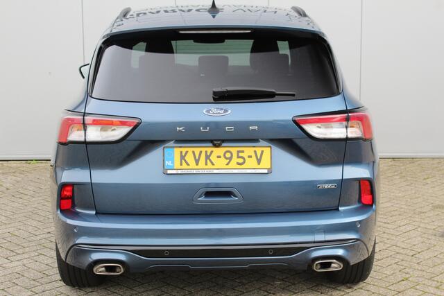 Ford KUGA 2.5-225pk PHEV ST-Line X. Hybride rijden voor een reëel bedrag ! Autm. airco dual, navigatie, telefoonvoorb., camera v+a, adaptieve cruise control, lane- en side assist, stoel-, stuur- en voorraamverw., Apple carplay/Android auto etc.