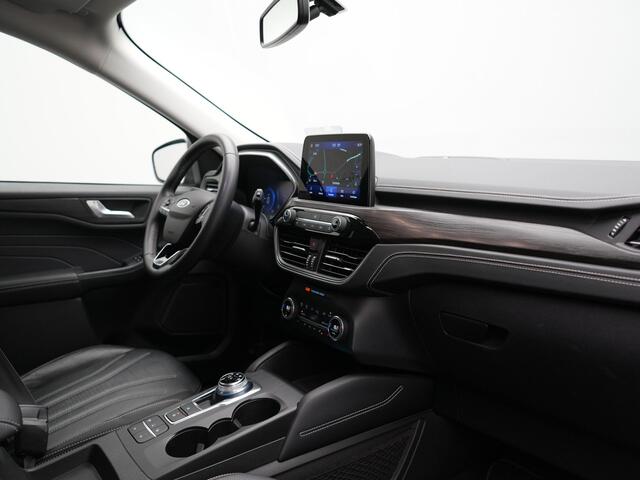 Ford KUGA 2.5 PHEV Vignale 225pk Dealer O.H. | Trekhaak Af Fabriek | Adaptive Cruise | 360 Camera | Head Up | Bang & Olufsen | Lederen Sportstoelen Memory & Verwarmd | Keyless | BLIS | Stuur Verwarmd | Apple Carplay | Navigatie | DAB | Plug In Hybrid |