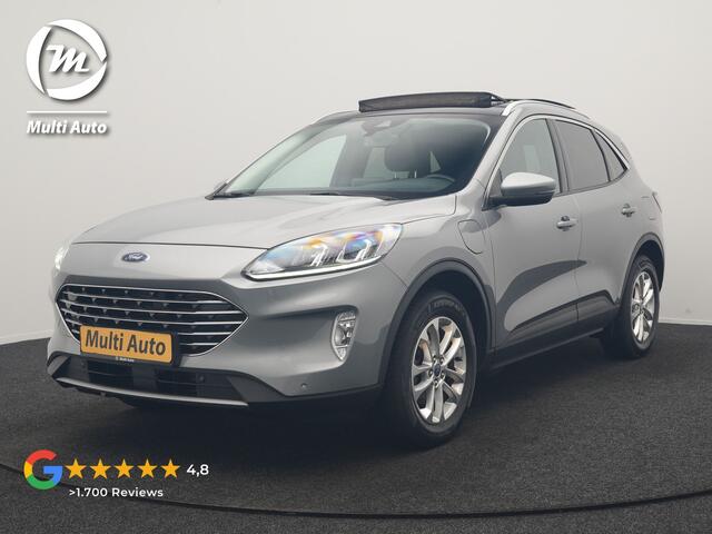 Ford KUGA 2.5 PHEV Titanium 225pk Dealer O.H. | Trekhaak Afn. | Panodak | Camera | Stoelen & Stuur Verwarmd | Apple Carplay | Keyless | Virtual | Cruise Control | Navigatie | DAB | Plug In Hybrid |
