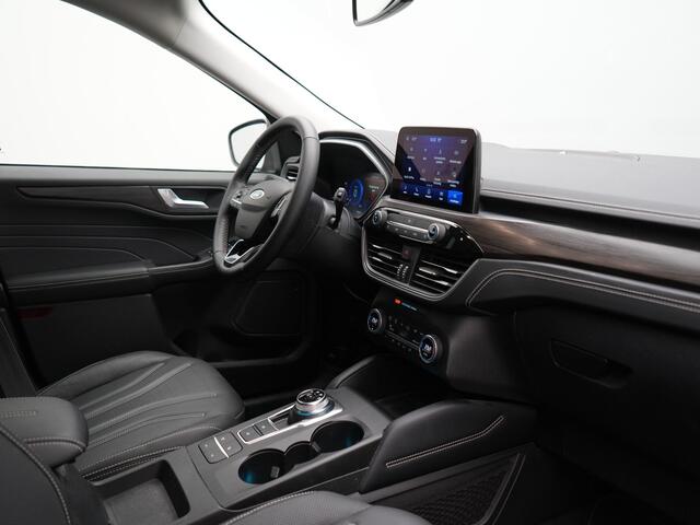 Ford KUGA 2.5 PHEV Vignale 225pk Dealer O.H. | Trekhaak Afn. | Adaptive Cruise | 360 Camera | Bang & Olufsen | Lederen Sportstoelen Memory & Verwarmd | Stuur Verwarmd | Apple Carplay | Keyless | BLIS | Navigatie | DAB | Plug In Hybrid |