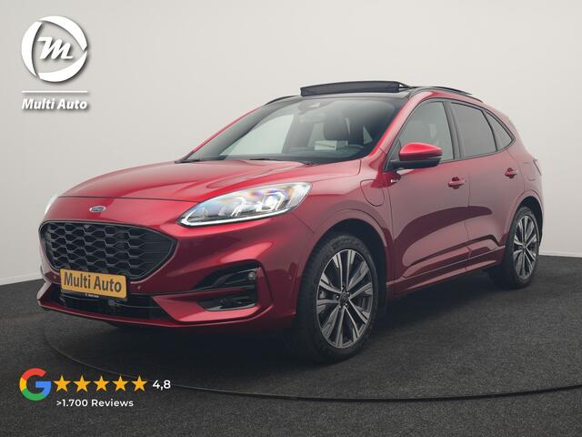 Ford KUGA 2.5 PHEV ST-Line X 225pk Dealer O.H. | Trekhaak Af Fabriek | Panodak | Adaptive Cruise | Head Up | 360 Camera | Bang & Olufsen | Alcantara Sporstoelen Verwarmd | Stuur Verwarmd | Blis | Keyless | Navigatie | DAB | 20"L.M | Plug In Hybrid |