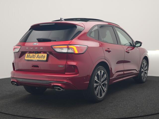 Ford KUGA 2.5 PHEV ST-Line X 225pk Dealer O.H. | Trekhaak Af Fabriek | Panodak | Adaptive Cruise | Head Up | 360 Camera | Bang & Olufsen | Alcantara Sporstoelen Verwarmd | Stuur Verwarmd | Blis | Keyless | Navigatie | DAB | 20"L.M | Plug In Hybrid |