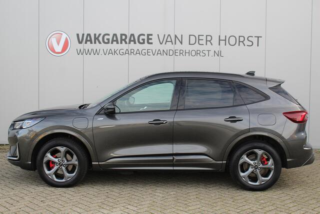 Ford KUGA 2.5 243 pk PHEV ST-Line X Febr. 2026, slechts 4.300km ! Autm. airco dual, elekt. achterklep, leer/alcantara, LED verl., navigatie, telefoonvoorb., stoel-, stuur-, voorraam- en achterbankverw., side- en lan – foto 4