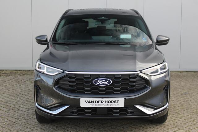 Ford KUGA 2.5 243 pk PHEV ST-Line X Febr. 2026, slechts 4.300km ! Autm. airco dual, elekt. achterklep, leer/alcantara, LED verl., navigatie, telefoonvoorb., stoel-, stuur-, voorraam- en achterbankverw., side- en lan – foto 6