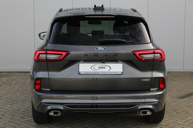 Ford KUGA 2.5 243 pk PHEV ST-Line X Febr. 2026, slechts 4.300km ! Autm. airco dual, elekt. achterklep, leer/alcantara, LED verl., navigatie, telefoonvoorb., stoel-, stuur-, voorraam- en achterbankverw., side- en lan – foto 9