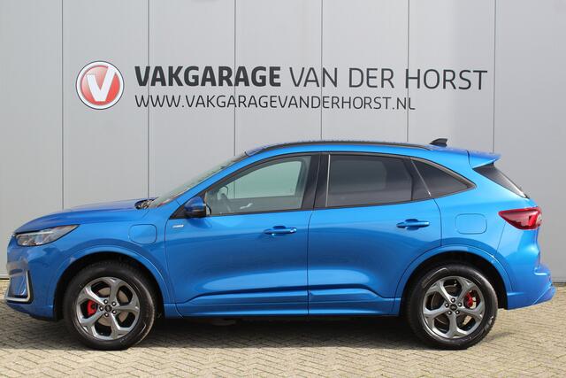 Ford KUGA 2.5 243 pk PHEV ST-Line X januari 2026, slechts 6.500km ! Autm. airco dual, elekt. achterklep, leer/alcantara, LED verl., navigatie, telefoonvoorb., stoel-, stuur-, voorraam- en achterbankverw., side- en lan – foto 4