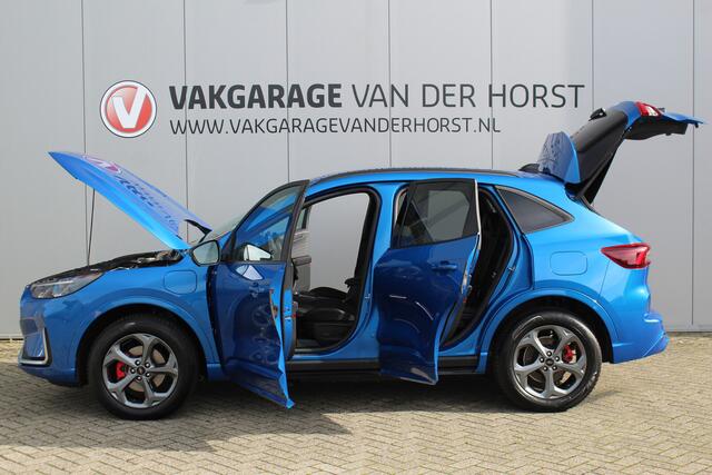Ford KUGA 2.5 243 pk PHEV ST-Line X januari 2026, slechts 6.500km ! Autm. airco dual, elekt. achterklep, leer/alcantara, LED verl., navigatie, telefoonvoorb., stoel-, stuur-, voorraam- en achterbankverw., side- en lan – foto 5