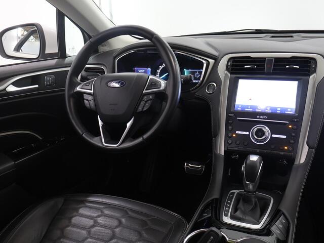 Ford MONDEO Wagon 2.0 IVCT HEV Vignale | Trekhaak | Adaptive Cruise Control | Leder | Stoelkoeling/Verwarming | Sony Premium Audio | Elektr. Achterklep | Parkeercamera |