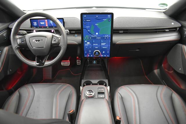 Ford MUSTANG Mach-E AWD 75 kWh 360º Camera Leder met Lucid Red stiksels El aKlep