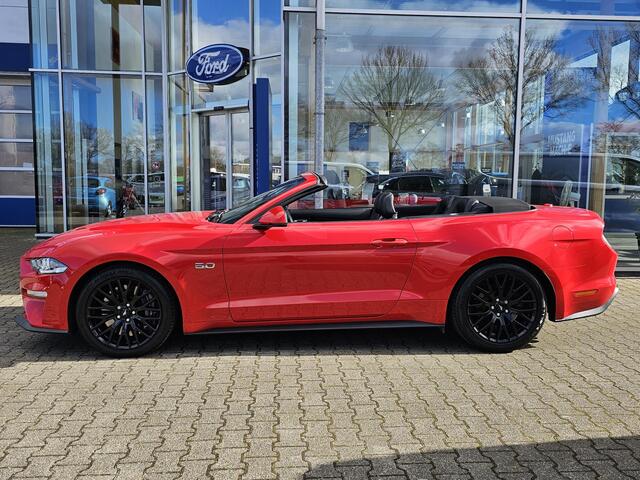 Ford MUSTANG Convertible 5.0 V8 GT | Dealeronderhouden | B&O Audio | Stoelverwarming + Koeling | Navigatie | Adaptive Cruise Control |
