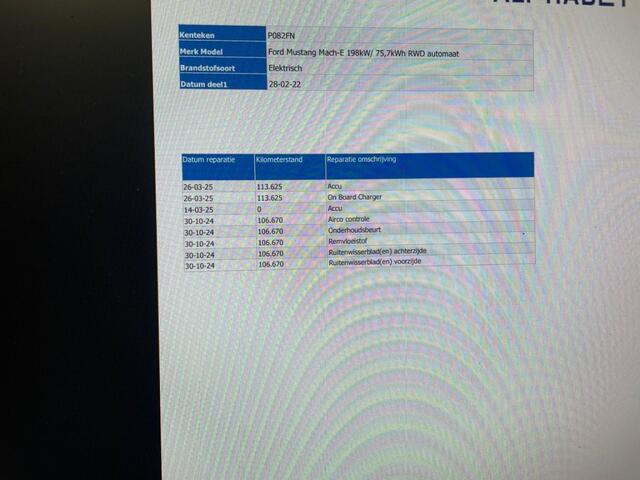 Ford MUSTANG RWD 75 KWH - Panorama, Leer, Navi, Cruise, Camera, Stoel/Stuur verw.