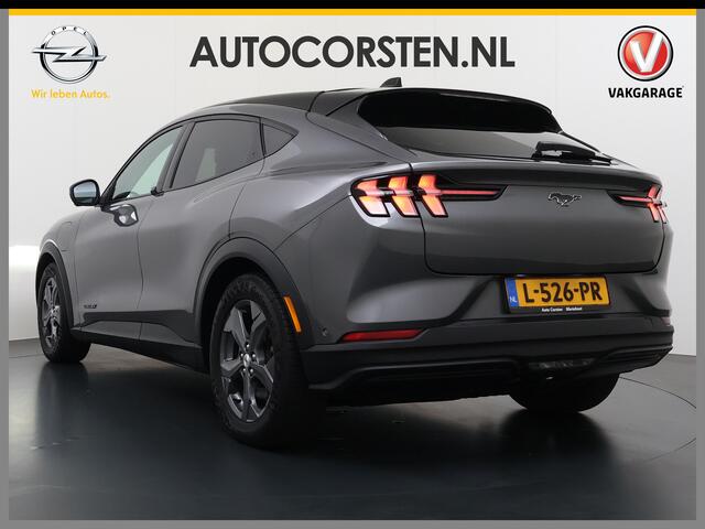 Ford MUSTANG Mach-E Extended RWD 98 kWh SOH 94% 294pk Pano-Dak Leer+8-weg-Elektr+Verwarmd+Geheugen 360-Camera Bang&Olufsen-HiFi Elektr.Achterklep Adaptive-Cruise Carplay-Android-Auto Navi Camera Park-Assist PDC-a+v Stuur-verwarmd GSM-sleutel Brake-Assist ESP TCS SperD