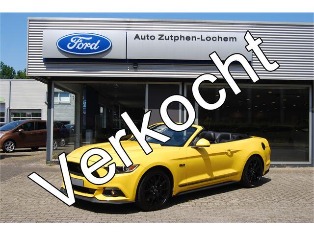 Ford MUSTANG Convertible 5.0 GT NAVI | XENON | YELLOW | V8 | SYNC 3 | STOELVERWARMING - KOELING |