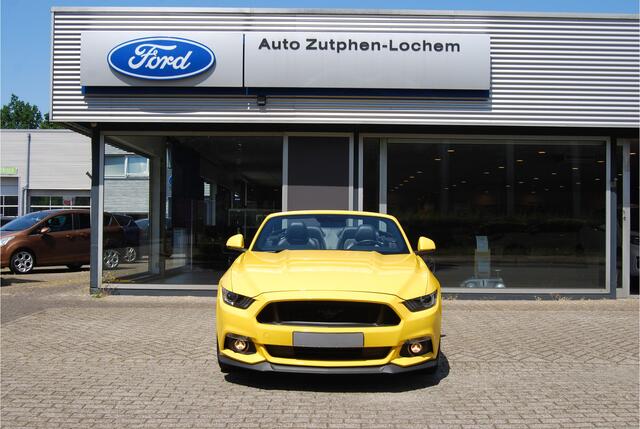 Ford MUSTANG Convertible 5.0 GT NAVI | XENON | YELLOW | V8 | SYNC 3 | STOELVERWARMING - KOELING |