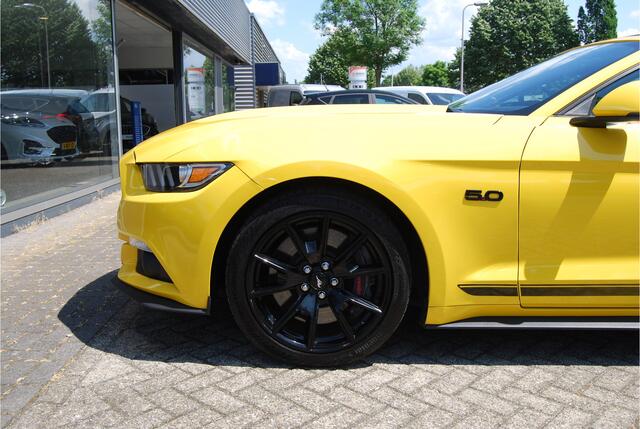 Ford MUSTANG Convertible 5.0 GT NAVI | XENON | YELLOW | V8 | SYNC 3 | STOELVERWARMING - KOELING |