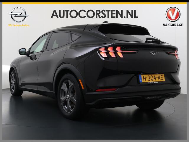 Ford MUSTANG Mach-E SOH 93% RWD 75kWh Technology Pack Plus Panoramadak B&O®-Audio Leder 360°Camera Navi Ecc Apple Carplay/Android Auto Elek.Stoelen+Memory Elek.Achterklep Stuur+Stoelverwarming Lane Assist Led Active Driver Assist FordPass Connect(TM) 1e Eigenaar Origi
