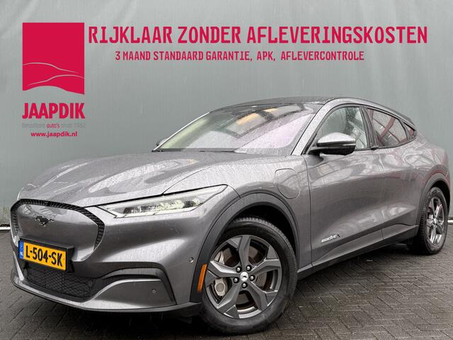 Ford MUSTANG Mach-E BWJ 2021 Extended 286 PK RWD 98 kWh TREKHAAK | PANO | LEDER | ELEKTR. STOELEN | FULL LED | ADAPTIVE CRUISE | STOEL + STUURVERW. | DAB | CAMERA | ELEKTR. ACHTERKLEP | CARPLAY + ANDROID | NAVI | CLIMA | LMV | PDC