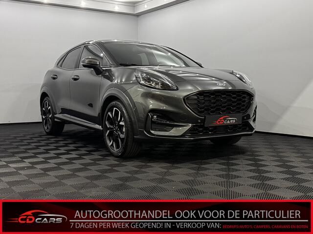 Ford PUMA 1.0 EcoBoost Hybrid ST-Line X Half leder, Camera, Navi, Winterpakket, Virtual desk, Keyless start, Cruise control, 1 jaar garantie