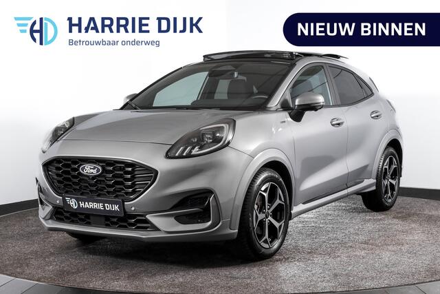 Ford PUMA 1.0 EcoBoost 125 PK Hybrid ST-Line - Automaat (Nieuw model) | S/K-Panodak | Afn. Trekhaak | Dig. Cockpit | Adapt. Cruise | Winterpakket | 360 Camera | NAV+App. connect | ECC | Elek. Klep | LM 17" | 5814
