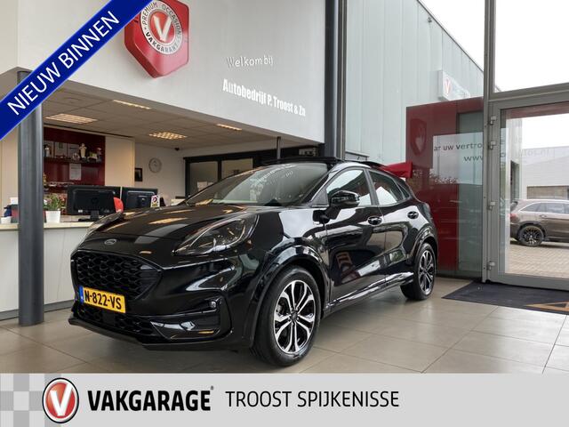 Ford PUMA 1.0 EcoBoost Hybrid ST-Line,Automaat, Panoramadak,Navigatie,Parkeer Assistent,Trekhaak,Virtual Cockpit,App-Connect,Spraakbediening,Lane Assist,Cruise Control,LED,Parkeersensoren Achter,17 Inch Lmv