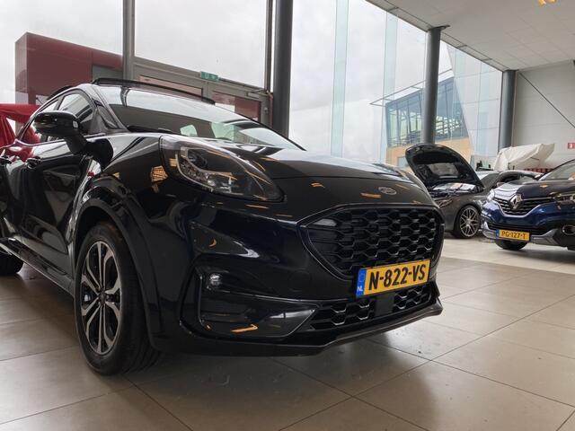 Ford PUMA 1.0 EcoBoost Hybrid ST-Line,Automaat, Panoramadak,Navigatie,Parkeer Assistent,Trekhaak,Virtual Cockpit,App-Connect,Spraakbediening,Lane Assist,Cruise Control,LED,Parkeersensoren Achter,17 Inch Lmv