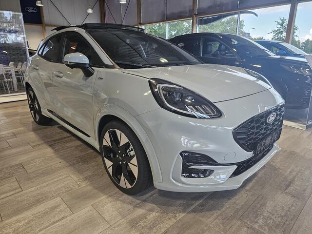 Ford PUMA 1.0 EcoBoost Hybrid ST-Line X SCI locatie Heerenveen | 125pk | Ford Voorraad | Full options | Schuif-kanteldak | B&O geluid | Full led | Adaptive cruise control | Digitaal dashboard | Half leder etc.